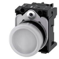3SU1 102-6AA60-1AA0 Indicator lights, 22 mm, round, plastic, white