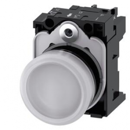 3SU1 102-6AA60-1AA0 indikatorius LED baltas, 24V