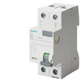 5SV3 312-6 srovės nuotėkio relė 2P/30mA/25A, tipas "A"