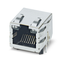 CUC-IND-J1ST-A/R4LS-LED-PG-S Moduliniai RJ45 PCB jungtys