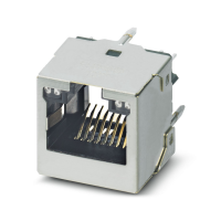 CUC-IND-J1ST-S/R4LS-LED-S Moduliniai RJ45 PCB jungtys