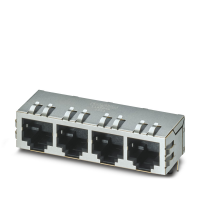 CUC-MP-J1ST-A/4R4LB Moduliniai RJ45 PCB jungtys