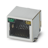 CUC-SP-J1ST-A/R4LT-SMD-LED Moduliniai RJ45 PCB jungtys