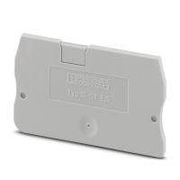 D-ST 2,5 End cover