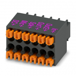DFMC 0,5/ 6-ST-2,54 BDMCWH/RD PCB jungtis