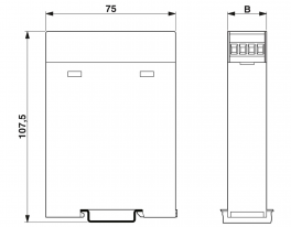 EG 45-GL /ABS GN Mounting base housing