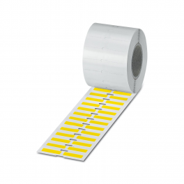 EMLC (25X8)R YE Fabric label