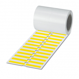 EMLC (40X8)R YE Fabric label