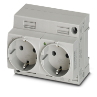 EO-CF/UT/LED/DUO Double socket