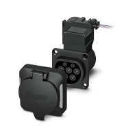 EV-T2M3SO12-3P-BL-SET Infrastructure charging socket