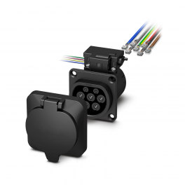 EV-T2M3SO12-4P-B-SET-C1L1 Infrastruktūros įkrovimo lizdas