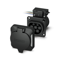 EV-T2M3SO12-4P-BL-SET Infrastruktūros įkrovimo lizdas
