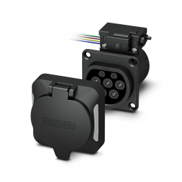 EV-T2M3SO12-4P-BL-SET Infrastructure charging socket