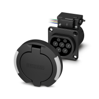 EV-T2M3SO12-4P-R-BL-SET Infrastructure charging socket