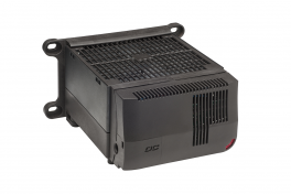 Ventiliatorinis šildytuvas DCR130, 24 V DC, 200 W, nuo -20 °C iki 40 °C, vidinis jutiklis