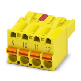 FKCT 2,5/ 4-ST YE CP1,2BD:9-12 PCB connector