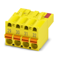 FKCT 2,5/ 4-ST YE CP14BD:29-32 PCB jungtis