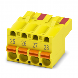 FKCT 2,5/ 4-ST YE CP24BD:25-28 PCB jungtis