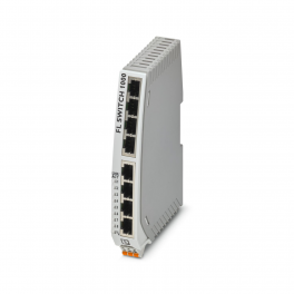 FL SWITCH 1008N komutatorius, 8x RJ45, PROFINET PTCP filtras, maitinimas 24VAC/9..32VDC