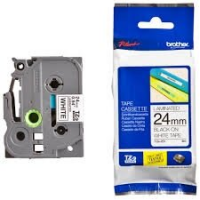 Genuine Brother TZe-251 Labelling Tape Cassette – Black on White, 24mm wide