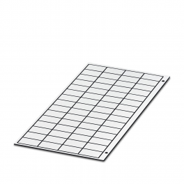 GPE 22X12 WH Engraving material