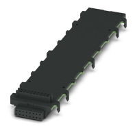 HBUS 161,6-16P-1S PMC2 BK DIN rail bus connector