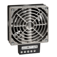 HVL 031 šildytuvas su ventiliatorium 100W/230 V AC