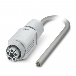 IPD P 5P2,5 F A1,0 PVC GY Connecting cable
