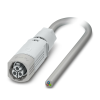 IPD PL 3P2,5 F A0,5 PVC GY Connecting cable