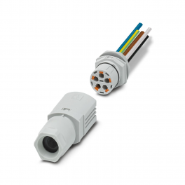 IPD WD 5P2,5 0,5 M25 GY Panel feed-through