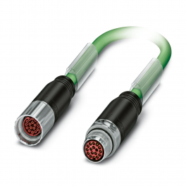 K-17-M17 M9/2,0-E01/M17 F8 Connector in molded plastic on both sides