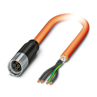 K-3E - OE/010-B01/M17 F8 Cable plug in molded plastic
