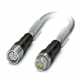 K-4E-M23 M9/010-A01/M23 F8 Connector in molded plastic on both sides