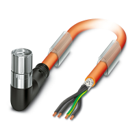 K-7E - OE/010-D02/M23 FK Cable plug in molded plastic
