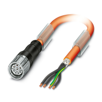 K-7E - OE/2,0-D02/M23 F8 Cable plug in molded plastic