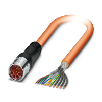 K-8E-M23M8/5,0-H01/M23M8-S4-S Connector in molded plastic on both sides