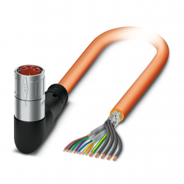 K-8E-M23MK/10,0-H00/OE-C5-S Cable plug in molded plastic