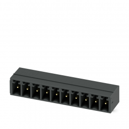 MC 1,5/10-G-3,81 BK AU PCB jungtis
