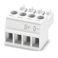 MC 1,5/ 4-ST-3,5 WH BD:D+,D- PCB jungtis
