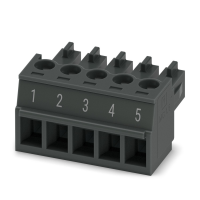 MC 1,5/ 5-ST-3,81 BK BDWH:1-5 PCB jungtis