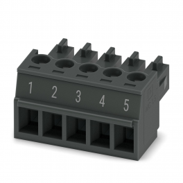 MC 1,5/ 5-ST-3,81 BK BDWH:1-5 PCB jungtis