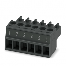 MC 1,5/ 6-ST-3,5 BK BDWH:1-6 PCB jungtis