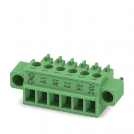MC 1,5/ 6-STF-3,81BD:GND-24V Q PCB jungtis