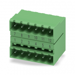 MDSTB 2,5/ 6-G1 BD:7-12/1-6IND PCB jungtis