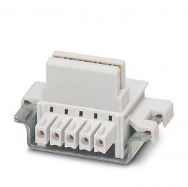 ME 17,5 TBUS 1,5/4P1S KMGY DIN rail bus connector