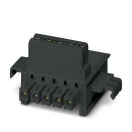 ME 22,5 TBUS 1,5/ 5-ST-3,81 BK DIN rail bus connector