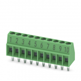 MPT 0,5/10-2,54 BD:1-10 PCB gnybtų blokas