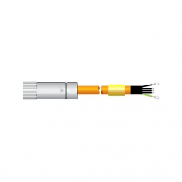 MSBBAA-0050 servo variklio maitinimo kabelis 2,5mm²/A, PUR (dinaminis) 5m
