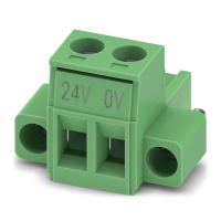 MSTB 2,5/ 2-STF-5,08 BD:24V,0V PCB jungtis
