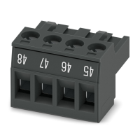 MSTBT 2,5/ 4-ST BK BD:48-45 SO PCB connector